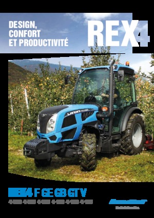 Трактори 4WD Landini Rex DT 4-110GE