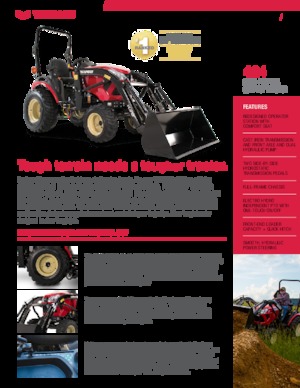 Муніципальні трактори Yanmar SA424DHX