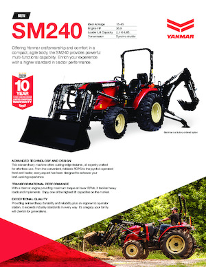 Трактори 4WD Yanmar SM240