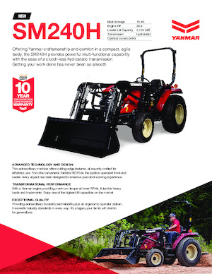 Трактори 4WD Yanmar SM240H