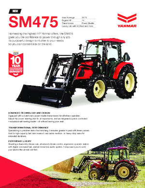 Трактори 4WD Yanmar SM475