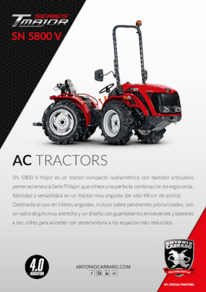 Трактори 4WD Carraro SN 5800 V major