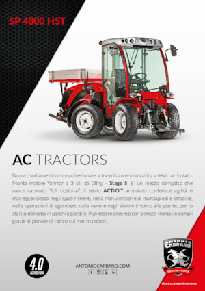 Трактори 4WD Carraro SP 4800