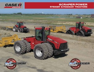Трактори 4WD Case IH Steiger 485 Scraper