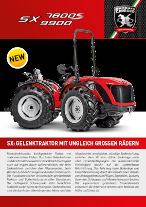 Трактори 4WD Carraro SX 7800 S