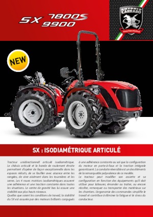 Трактори 4WD Carraro SX 9900
