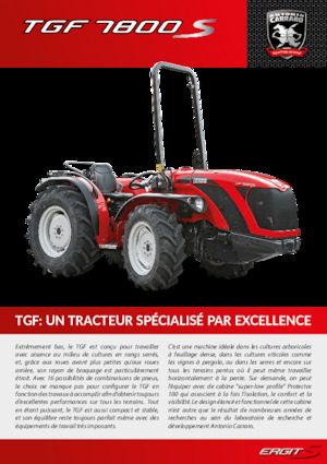 Трактори 4WD Carraro TGF 7800 S