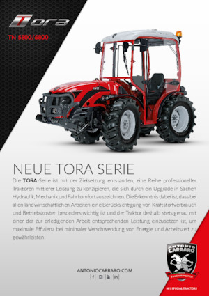 Трактори 4WD Carraro TN 5800 Tora