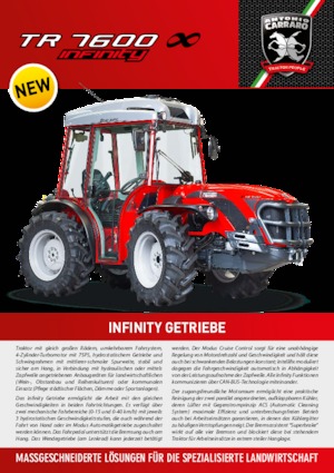 Трактори 4WD Carraro TR 7600 Infinity