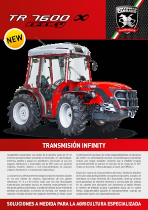 Трактори 4WD Carraro TR 7600 Infinity