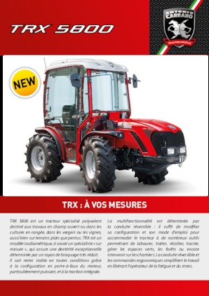 Трактори 4WD Carraro TRX 5800
