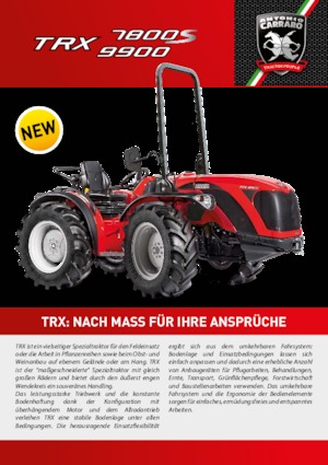 Трактори 4WD Carraro TRX 9900