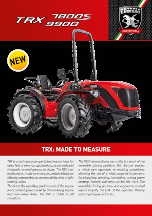 Трактори 4WD Carraro TRX 9900