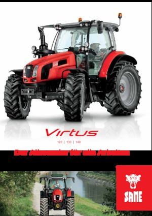 Трактори 4WD SAME Virtus 120 