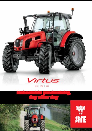 Трактори 4WD SAME Virtus 120 