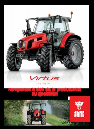 Трактори 4WD SAME Virtus 140 
