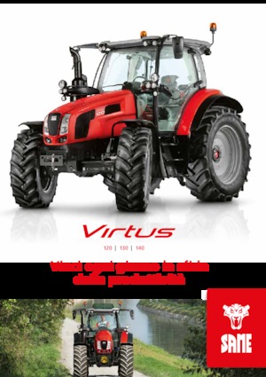 Трактори 4WD SAME Virtus 140 