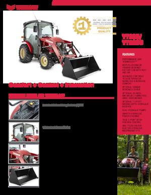 Трактори 4WD Yanmar YT235V-R
