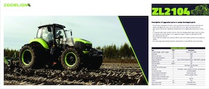 Трактори 4WD Zoomlion ZL2104