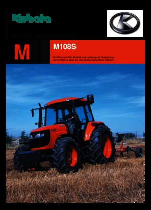 Трактори 4WD Kubota M 108 S