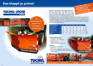 Регульовані снігоходи Tuchel Vario 270