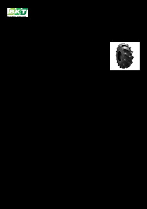 Сільськогосподарські шини BKT TR 273 12.4 - 24