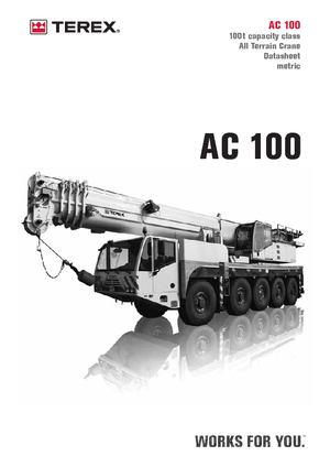 всюдихідні крани Terex-Demag AC 100 (10x8x8)