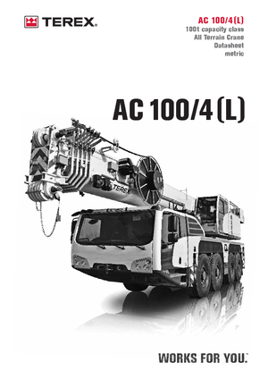 всюдихідні крани Terex-Demag AC 100/4 (8x6x8)