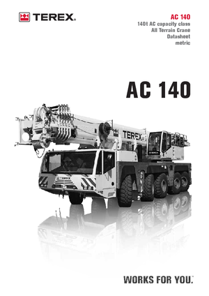 всюдихідні крани Terex-Demag AC 140 (10x8x8)