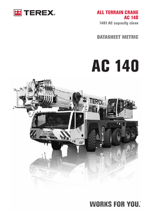 всюдихідні крани Terex-Demag AC 140 (10x8x8)