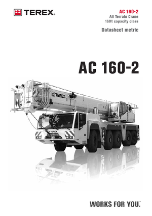 всюдихідні крани Terex-Demag AC 160-2 (10x8x8)