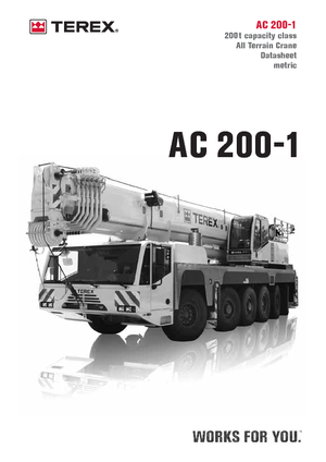 всюдихідні крани Terex-Demag AC 200-1 (10x8x8)