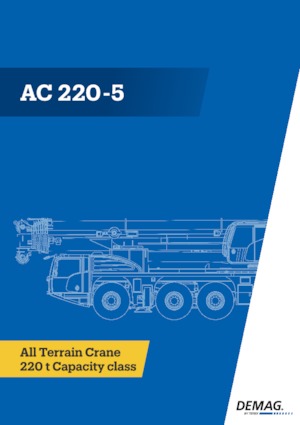 всюдихідні крани Demag AC 220-5