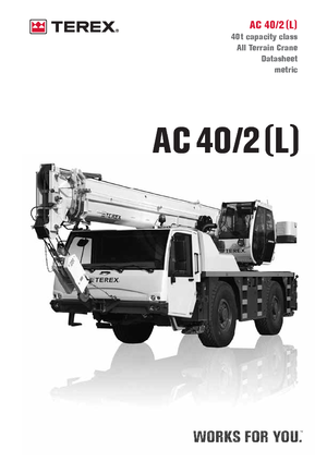 всюдихідні крани Terex-Demag AC 40/2 L (4x4x4)