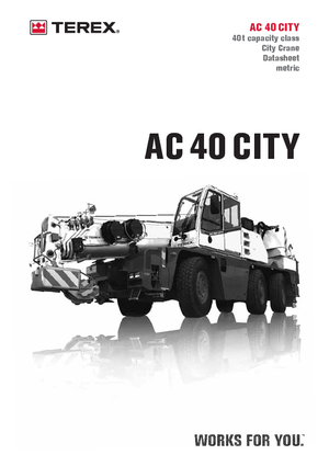 всюдихідні крани Terex-Demag AC 40 City (6x4x6)