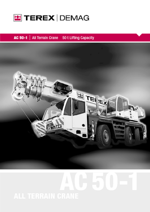 всюдихідні крани Terex-Demag AC 50-1 (6x6x6)