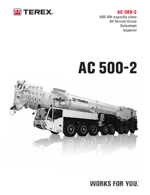 всюдихідні крани Terex-Demag AC 500-2 (16x8x14)
