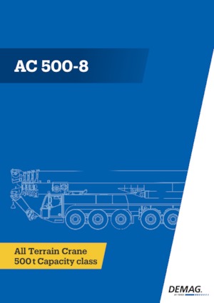 всюдихідні крани Demag AC 500-8