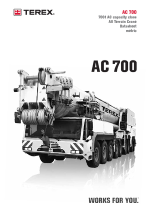всюдихідні крани Terex-Demag AC 700 (18x8x16)