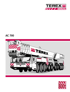 всюдихідні крани Terex-Demag AC 700 (18x8x16)