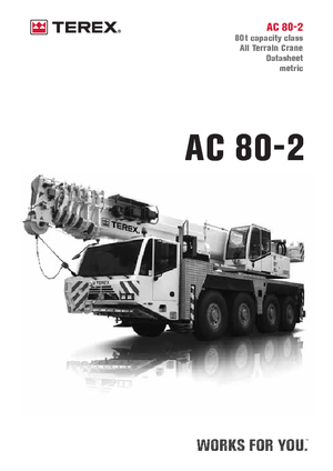 всюдихідні крани Terex-Demag AC 80-2 (8x8x8)