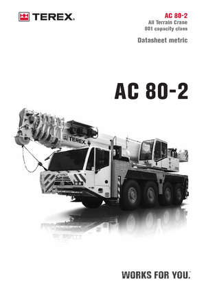 всюдихідні крани Terex-Demag AC 80-2 (8x8x8)