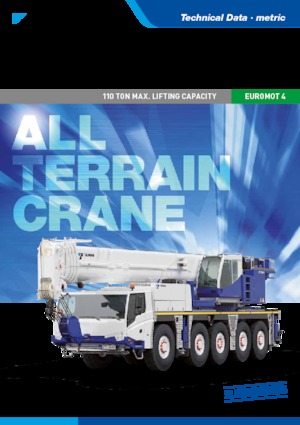 всюдихідні крани Tadano ATF 110G-5 