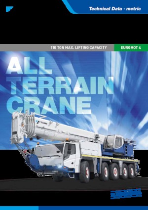 всюдихідні крани Tadano ATF110G-5 