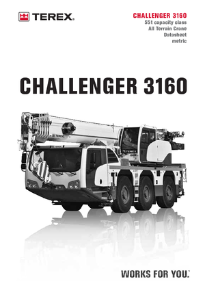 всюдихідні крани Terex-Demag Challenger 3160 (6x4x6)