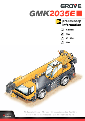 всюдихідні крани Grove GMK2035E 