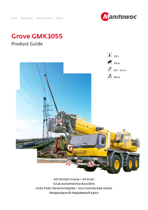 всюдихідні крани Grove GMK3055 