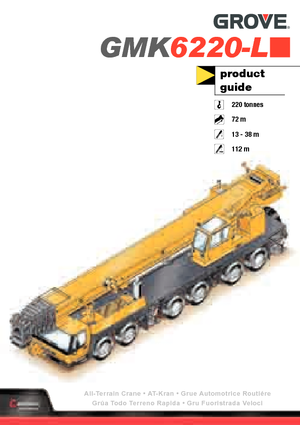 всюдихідні крани Grove GMK6220L