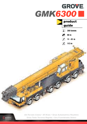 всюдихідні крани Grove GMK6300