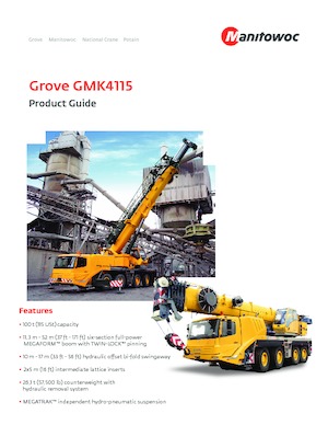 всюдихідні крани Grove GMK4115